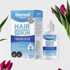 Serum kích thích mọc tóc Dermal Therapy hiệu quả cao cho người rụng tóc nhiều, hói đầu