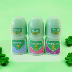 Lăn Khử Mùi Mitchum 100ml - Không Để Lại Vệt Trắng, Siêu Khô Nhanh, Kiểm Soát Mùi Cơ Thể Hiệu Quả Cho Nam Nữ