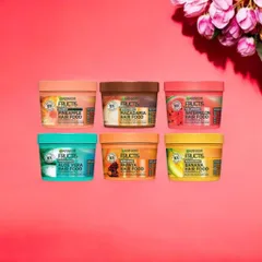 Kem Ủ Tóc Garnier 3 in 1 - Dưỡng Tóc Khỏe Mạnh với Chiết Xuất Chuối, Đu Đủ, Bơ - Chăm Sóc Tóc Tự Nhiên