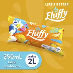 Nước xả vải Fluffy Úc 250ml - Hương thơm tươi mát, bền lâu, siêu mềm, dùng cho quần áo và túi thơm, giữ hương suốt 5 tháng.