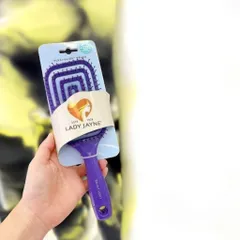 Lược Chải Lady Jayne Flexi Glide Detangling Brush Size L - Giải Quyết Tóc Rối, Dễ Dàng Làm Sạch, Phù Hợp Với Da Đầu Nhạy Cảm