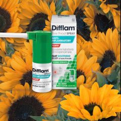 Xịt Difflam Forte 15ml Hỗ Trợ Dịu Nhẹ Cổ Họng, Hương Bạc Hà Tươi Mát - Tiện Lợi 88 Lần Xịt Cho Người Làm Nghề Nói Nhiều