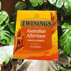 Trà Twinings Australian Afternoon - Trà Đen Cao Cấp 100 Gói - Hương Vị Đậm Đà Giúp Thư Giãn, Thưởng Thức Với Sữa