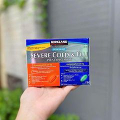 Viên uống hỗ trợ giảm ho, cảm, sốt Severe Cold & Flu 112*168 viên - Giải pháp nhanh chóng cho ngày lạnh giá từ thương hiệu KIRKLAND