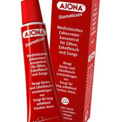 Kem Đánh Răng Ajona Đức 25ml - Giảm Hôi Miệng, Làm Sạch Sâu, Bảo Vệ Nướu, Dành Cho Người Uống Trà Cà Phê