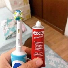 Kem Đánh Răng Ajona Đức 25ml - Giảm Hôi Miệng, Làm Sạch Sâu, Bảo Vệ Nướu, Dành Cho Người Uống Trà Cà Phê