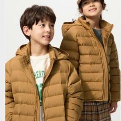 Áo Phao Trẻ Em Uni Nhật 2024 - Giữ Nhiệt Siêu Nhẹ, Ấm Áp, Dành Cho Bé Từ 100-160cm, Thời Trang Tiện Ích Mùa Đông