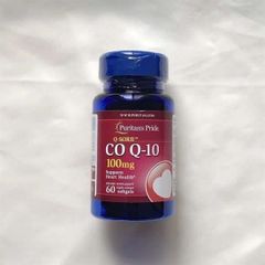 Viên uống CoQ10 100mg Puritan's Pride - Hỗ trợ tim mạch, Tăng cường năng lượng, Giảm mệt mỏi - 60 viên nhập khẩu Mỹ