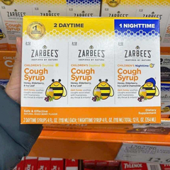 Siro Ho Zarbees Cough Syrup USA - Giảm Ho Từ Tinh Chất Cao Thường Xuân và Mật Ong Dành Cho Bé Từ 2 Tuổi - Chất Lượng Mỹ