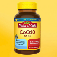 Viên uống hỗ trợ tim mạch CoQ10 Nature Made 100mg - 72 viên bổ sung sức khỏe tim mạch, năng lượng an toàn và hiệu quả.