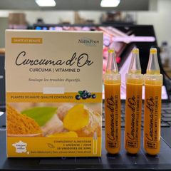 Tinh chất nghệ nano Curcuma d'Or NatinFran 10 ống - Thực phẩm chức năng chống viêm, hỗ trợ sức khỏe tối ưu từ thiên nhiên