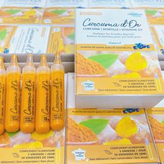 Tinh chất nghệ nano Curcuma d'Or NatinFran 10 ống - Thực phẩm chức năng chống viêm, hỗ trợ sức khỏe tối ưu từ thiên nhiên