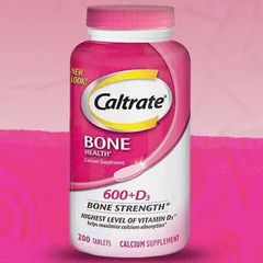 Viên uống Caltrate Bone Health 600 mg & D3 200 viên - Bổ sung Canxi và Vitamin D3 cho xương chắc khỏe, ngăn ngừa loãng xương