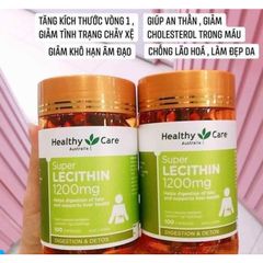 Viên Uống Mầm Đậu Nành Healthy Care Super Lecithin 100 Viên - Hỗ Trợ Cân Bằng Nội Tiết, Làm Đẹp Da, Giảm Lão Hóa cho Phụ Nữ 30+