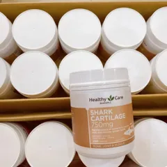 Viên uống Shark Cartilage 750mg Sụn Vi Cá Mập Healthy Care 200 viên_Hàng nhập khẩu, có tem phụ