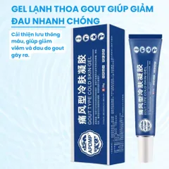Gel lạnh thoa giảm đau khớp - Cải thiện sưng viêm, đau nhức ngón tay, đầu gối, chân - Giải pháp tự nhiên hiệu quả cho sức khỏe