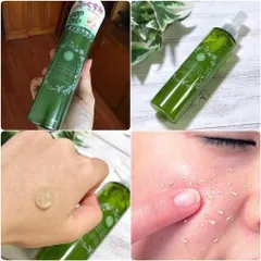 [Nội địa Nhật - Mẫu mới nhất] Tẩy da chết trà xanh Santa Marche Green Tea Clear Peeling Nhật Bản 200ml 403179