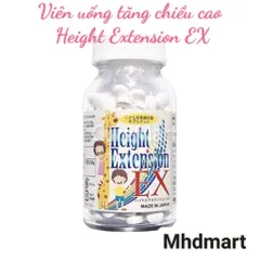 Viên Uống Tăng Chiều Cao Nhật Bản Height Extension EX - Thực Phẩm Chức Năng Tăng Trưởng Chiều Cao Tự Nhiên Dành Cho Trẻ Em 7-30 Tuổi
