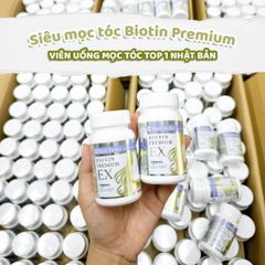 Viên uống hỗ trợ mọc tóc Best Biotin Premium Ex Nhật Bản - Hộp 90 viên( Mẫu mới nhất ) 403197