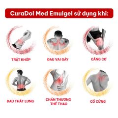 Gel Bôi Giảm Đau Xương Khớp CuraDolMed 100ml - Giải Pháp Tự Nhiên Giảm Đau Cơ Bắp, Thắt Lưng, Bong Gân, Trật Khớp