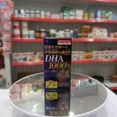 Viên uống bổ não DHA 1000mg 120 viên Nhật Bản - Hỗ trợ tăng cường trí nhớ, tập trung và sức khỏe não bộ