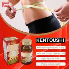 Viên uống Kentoushi giảm cân, giảm tiểu đường, giảm mỡ máu Nhật bản 403207
