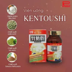 Viên uống Kentoushi giảm cân, giảm tiểu đường, giảm mỡ máu Nhật bản 403207