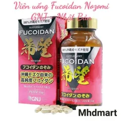 [ Nhập khẩu] Viên nang tảo Mozuku Fucoidan Nozomi  150 viên -  Nhật Bản