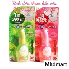 Nước Nhỏ Thơm Bồn Cầu Kobayashi Shoshugen 20ml - Khử Mùi Nhanh, An Toàn, Hương Hoa Hồng/Bạc Hà từ Nhật Bản