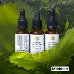 Vitamin D3 K2 MK7 200IE Sunday Natural 20 ml Đức, hàng nhập khẩu có mã QR 403225