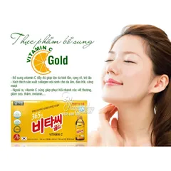 Nước Uống Tăng Lực Vitamin C Gold 365 Hàn Quốc - Hộp 10 Chai 100ml, Bổ Sung Năng Lượng và Tăng Cường Miễn Dịch