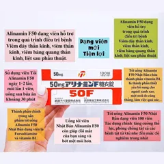 Viên Tỏi Alinamin F50 Nhật Bản - Hỗ Trợ Tăng Đề Kháng và Phục Hồi Sức Khỏe, Hộp 100 Viên Thực Phẩm Bổ Sung Vitamin B1