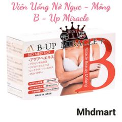 Viên Uống Hỗ Trợ Tăng Kích Thước Ngực & Cơ Thể B-UP Nhật Bản - Tăng Cường Sắc Đẹp Da, Tóc, Tạo Đường Cong Quyến Rũ