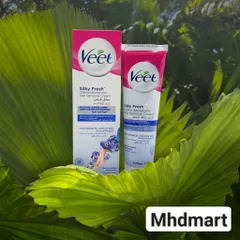 Kem tẩy lông Veet Silk Fresh, Pháp (100ml) cho da nhạy cảm (xanh dương) 403264