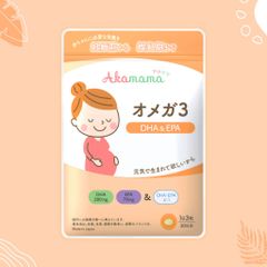 [ HSD 2027] -Bộ 3 Vitamin & Khoáng Chất Akamama cho Bà Bầu - Bổ Sung Canxi, DHA, EPA & Sắt Từ Nhật Bản, Hỗ Trợ Thai Kỳ và Sau Sinh