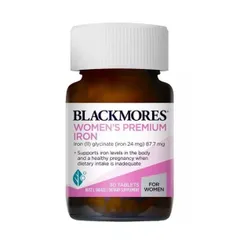 Viên sắt Blackmores cho bà bầu - Ngừa thiếu máu, không táo bón, bổ sung sắt chất lượng cao cho mẹ và bé - 30 viên