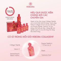 Nước Uống Collagen Hebora Enrich 500ml - Hỗ Trợ Làm Đẹp Da, Giảm Lão Hóa, Dạng Túi 28 Gói - Hàng Nhập Khẩu Nhật Bản