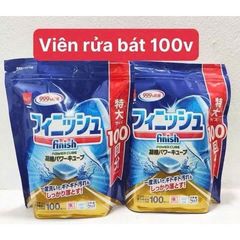 Viên rửa bát Finish Nhật Bản 100/150 viên - Giải pháp tẩy rửa mạnh mẽ cho chén bát và đồ dùng bếp luôn sạch bóng