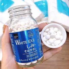 Viên Uống Trắng Da White Ex II - Bổ Sung Vitamin C, Mờ Thâm Nám Nhật Bản, 270 Viên, Dưỡng Sáng Da, Làm Đều Màu Da