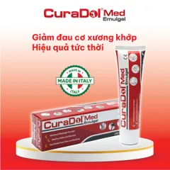 Gel Bôi Giảm Đau Xương Khớp CuraDolMed 100ml - Giảm đau cơ, bong gân, viêm xương, hỗ trợ phục hồi, sản phẩm tự nhiên nhập khẩu chính ngạch