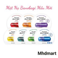 Mặt Nạ Dưỡng Da Vita Genic Jelly Mask BANOBAGI Hàn Quốc - Hộp 10 Miếng, Cung Cấp Vitamin Và Dưỡng Ẩm Cho Da Rạng Rỡ