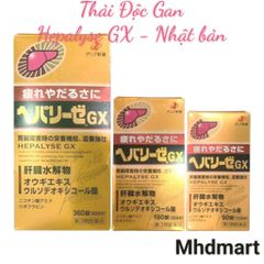 Viên Uống Bổ Gan Hepalyse GX 360 Viên Nhật Bản - Hỗ Trợ Giải Độc, Bảo Vệ Tế Bào Gan, Tăng Cường Miễn Dịch