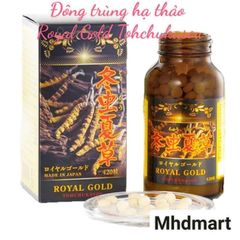 Viên Uống Đông Trùng Hạ Thảo Royal Gold Nhật Bản - Hỗ Trợ Khỏe Mạnh, Tăng Sức Đề Kháng, 420 Viên Bổ Dưỡng Từ Thiên Nhiên