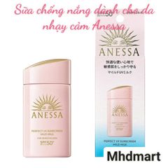 Sữa Chống Nắng Anessa UV SPF50+/PA++++ 60ml Dành Cho Da Nhạy Cảm - Bảo Vệ Và Dưỡng Ẩm Hiệu Quả, An Toàn Dùng Hàng Ngày