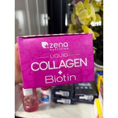 Collagen Dạng Nước Zena Nutrition 900ml + Biotin - Giúp Làm Trẻ Hóa Da và Tăng Cường Độ Ẩm, Thích Hợp Cho Nam Nữ