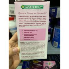 Viên Uống Đẹp Da, Móng, Tóc Nature's Bounty Hair, Skin & Nails - Tăng Cường Làm Đẹp Da, Móng Chắc Khỏe, Tóc Dài Dày - 150 Viên Chính Hãng