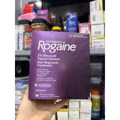 Rogaine 2% Minoxidil - Bộ sản phẩm mọc tóc dành cho nữ đến từ Mỹ - Chăm sóc tóc hiệu quả, giảm rụng tóc, cải thiện tóc thưa