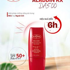 Kem Chống Nắng Aladdin RX DA500 BARRIER PROTECTION SPF50+/PA++++ 50ml - Bảo Vệ Da Nhạy Cảm, Dưỡng Ẩm và Lớp Trang Điểm Tự Nhiên
