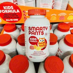 Kẹo Dẻo Smarty Pants Vitamin Tổng Hợp Giúp Trẻ Thông Minh 180 Viên ( Omega _ D3_B12) date 11/26