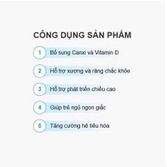Sản phẩm bổ sung Canxi Healthy Care cho trẻ từ 4 tháng tuổi - Hỗ trợ phát triển xương và răng miệng khỏe mạnh, sản xuất tại Úc.